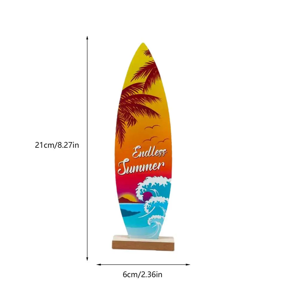 Surfboard Table Decorations Summer Party Decorations Summer Wood Sign Summer Party Decorations Surf Board Decor For Wall