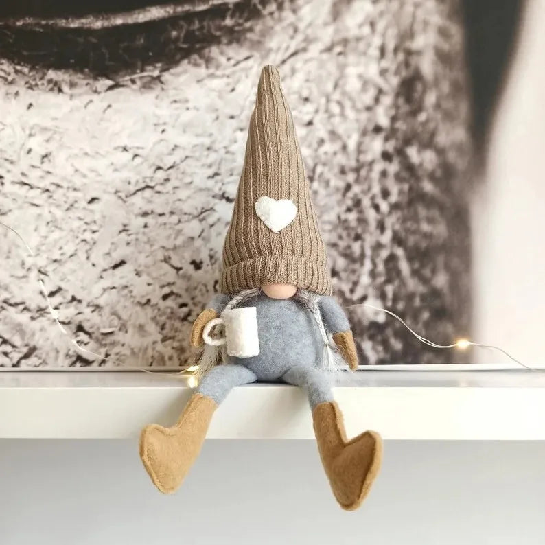 Summer Holiday Gnomes Decorations,Mermaid Plush Decor for Home, Beach Plush,Ocean Day Gnomes Tiered Tray Decor