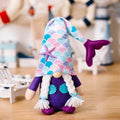 Summer Holiday Gnomes Decorations,Mermaid Plush Decor for Home, Beach Plush,Ocean Day Gnomes Tiered Tray Decor