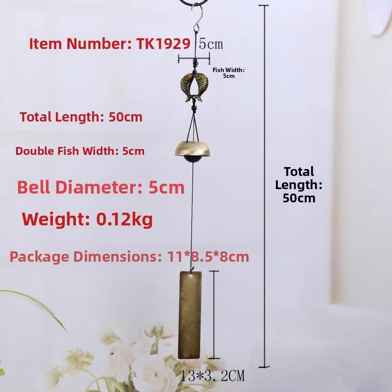 Creative Metal Wind Chimes Home Decor Outdoor Garden Hanging Ornaments Door Decorations Bell Pendants Tibetan Style