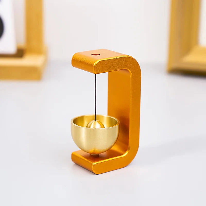 Modern Simple Brass Bell Door Chimes Shop Business Entrance Reminder Hanging Ornament for Daily Gifts Friends