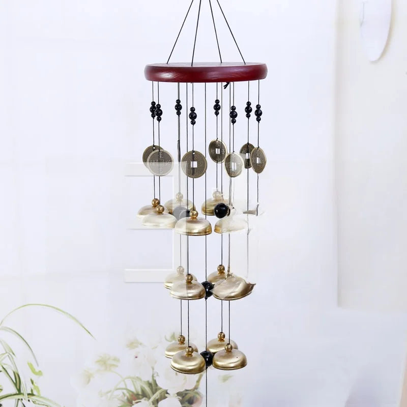 Creative Metal Wind Chimes Home Decor Outdoor Garden Hanging Ornaments Door Decorations Bell Pendants Tibetan Style