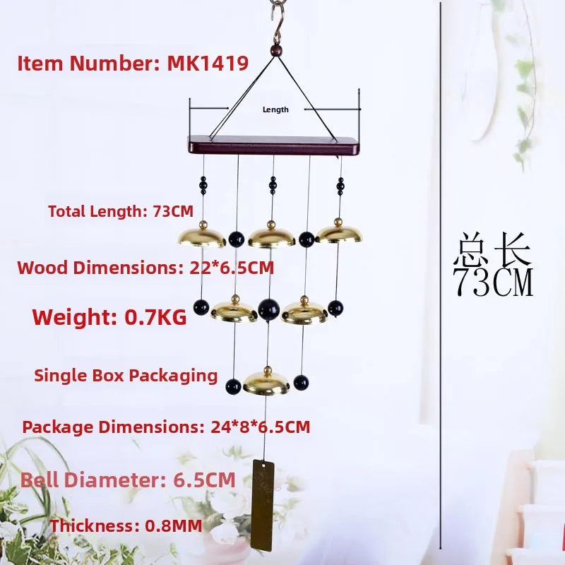 Creative Metal Wind Chimes Home Decor Outdoor Garden Hanging Ornaments Door Decorations Bell Pendants Tibetan Style