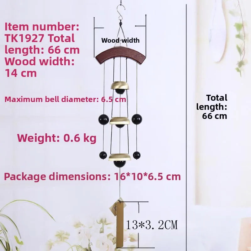 Creative Metal Wind Chimes Home Decor Outdoor Garden Hanging Ornaments Door Decorations Bell Pendants Tibetan Style