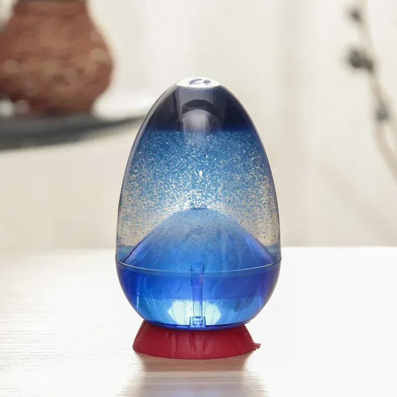 Movement Liquid Hourglass Creative Volcano Oil Sandglass Home Decor Craft Glass Ornaments Sand Timer Christmas Valentine Gifts