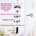Creative Metal Wind Chimes Home Decor Outdoor Garden Hanging Ornaments Door Decorations Bell Pendants Tibetan Style
