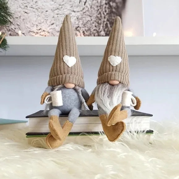 Summer Holiday Gnomes Decorations,Mermaid Plush Decor for Home, Beach Plush,Ocean Day Gnomes Tiered Tray Decor