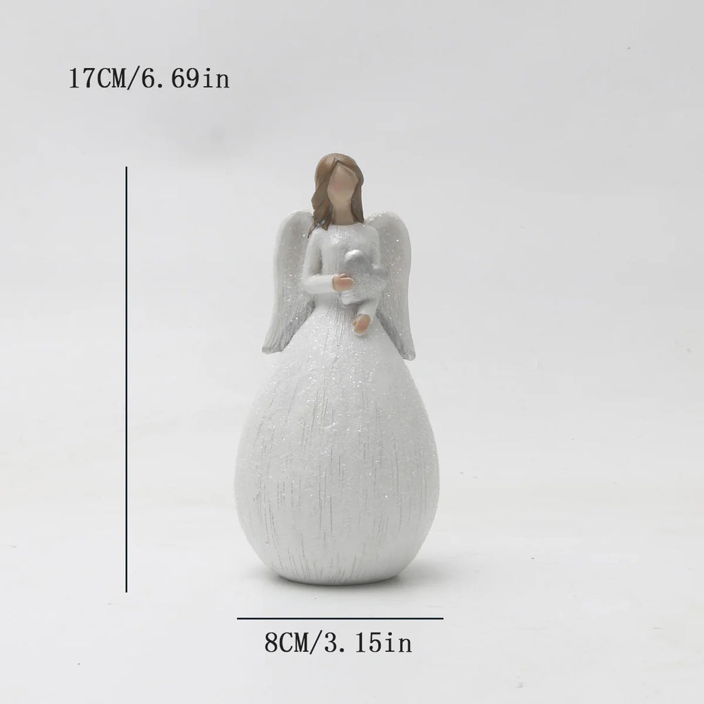Blessing Angel Figurine - Perfect For Christmas, Weddings & More | Durable Abs Resin Sculpture | Ideal Gift For Home Decor
