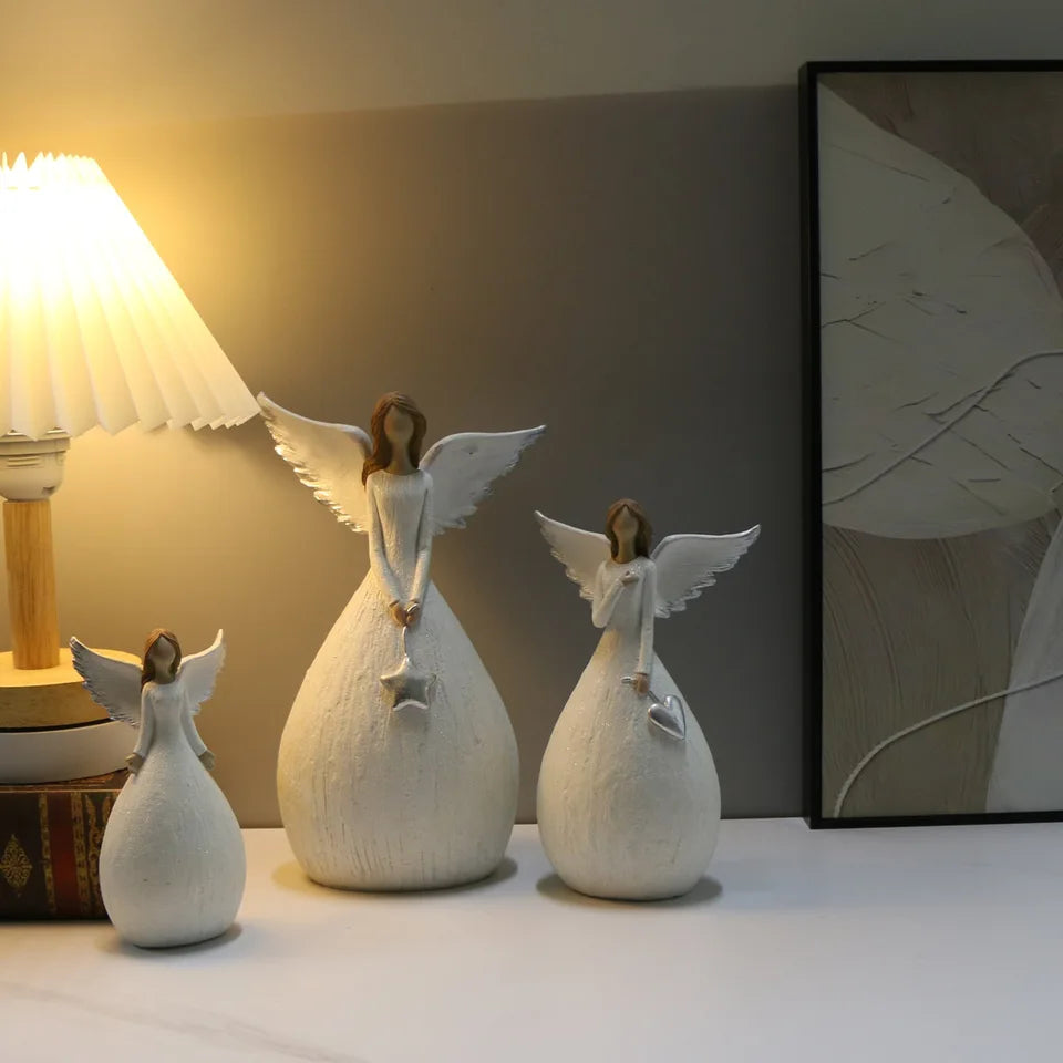 Blessing Angel Figurine - Perfect For Christmas, Weddings & More | Durable Abs Resin Sculpture | Ideal Gift For Home Decor