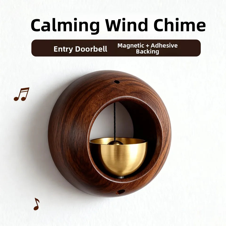 Modern Simple Brass Bell Door Chimes Shop Business Entrance Reminder Hanging Ornament for Daily Gifts Friends