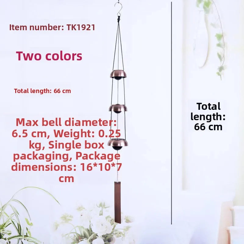 Creative Metal Wind Chimes Home Decor Outdoor Garden Hanging Ornaments Door Decorations Bell Pendants Tibetan Style